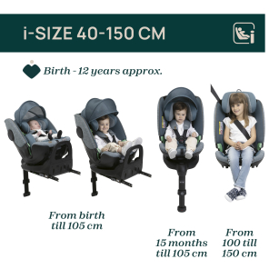 Столче за кола Bi Seat i-Size AIR Graphite 0м+ -  - Chicco Bulgaria