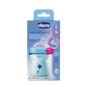 Шише Natural Feeling РР,2м+, 250 мл, момче -  - Chicco Bulgaria