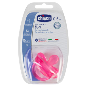 Силиконова залъгалка PhysioForma Soft, 0-6 м, момиче -  - Chicco Bulgaria