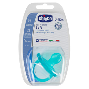 Силиконова залъгалка PhysioForma Soft, 6-16м, момче -  - Chicco Bulgaria