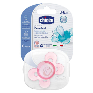 Залъгалка PhysioForma Comfort 0-6м, момиче -  - Chicco Bulgaria