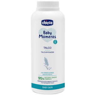 Бебешка пудра Baby Moments 0м+, 150 гр -  - Chicco Bulgaria