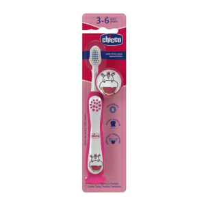 Четка за зъби 3-6г. Хипо -  - Chicco Bulgaria