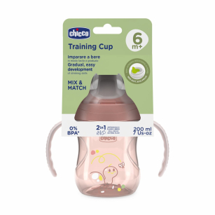 Преходна чаша 200 мл 6 м+ -момиче -  - Chicco Bulgaria