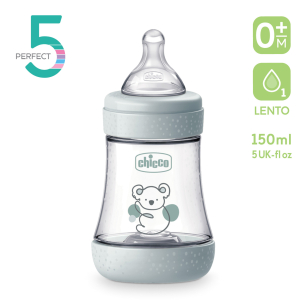 Шише Perfect 5, 0м+, 150 мл, бавен поток, уни -  - Chicco Bulgaria