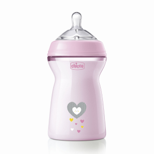 Шише Natural Feeling РР,6м+,330 мл, момиче -  - Chicco Bulgaria