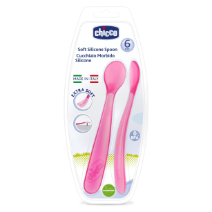 Меки силиконови лъжички, 6м+ -  - Chicco Bulgaria
